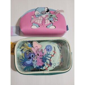 Lilo And Stitch Cosmetic Makeup Bag Set